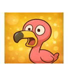 キラキラあしながフラミンゴ@SFW（個別スタンプ：17）