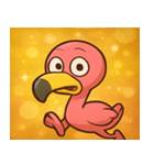 キラキラあしながフラミンゴ@SFW（個別スタンプ：22）