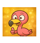 キラキラあしながフラミンゴ@SFW（個別スタンプ：23）