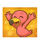 キラキラあしながフラミンゴ@SFW（個別スタンプ：24）