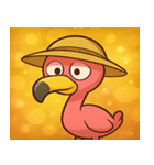 キラキラあしながフラミンゴ@SFW（個別スタンプ：28）