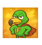 キラキラあしながフラミンゴ@SFW（個別スタンプ：32）