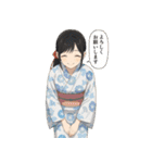 【夏】巫女のあかねちゃん【日常敬語】（個別スタンプ：15）