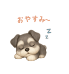 ミニチュアシュナウザー【日本語】（個別スタンプ：4）
