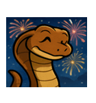 花火とクネクネキングコブラ@SFW（個別スタンプ：12）