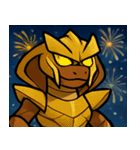 花火とクネクネキングコブラ@SFW（個別スタンプ：16）