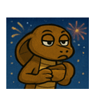 花火とクネクネキングコブラ@SFW（個別スタンプ：25）