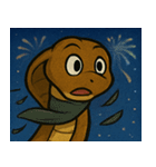 花火とクネクネキングコブラ@SFW（個別スタンプ：31）