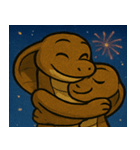 花火とクネクネキングコブラ@SFW（個別スタンプ：32）