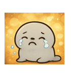 キラキラひれのアザラシ@SFW（個別スタンプ：4）