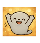 キラキラひれのアザラシ@SFW（個別スタンプ：5）