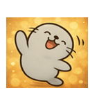 キラキラひれのアザラシ@SFW（個別スタンプ：7）