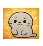 キラキラひれのアザラシ@SFW（個別スタンプ：11）