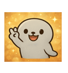 キラキラひれのアザラシ@SFW（個別スタンプ：13）