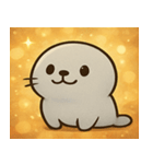 キラキラひれのアザラシ@SFW（個別スタンプ：15）