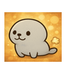キラキラひれのアザラシ@SFW（個別スタンプ：16）