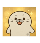 キラキラひれのアザラシ@SFW（個別スタンプ：19）