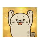 キラキラひれのアザラシ@SFW（個別スタンプ：21）