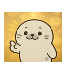 キラキラひれのアザラシ@SFW（個別スタンプ：22）