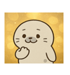 キラキラひれのアザラシ@SFW（個別スタンプ：28）