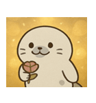 キラキラひれのアザラシ@SFW（個別スタンプ：32）