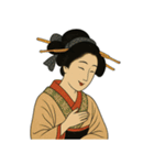 しのぶちゃん 浮世絵 東洲斎写楽（個別スタンプ：1）