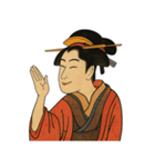 しのぶちゃん 浮世絵 東洲斎写楽（個別スタンプ：2）