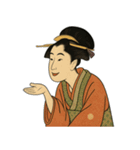 しのぶちゃん 浮世絵 東洲斎写楽（個別スタンプ：15）