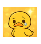 キラキラがーがーアヒル@SFW（個別スタンプ：4）