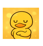 キラキラがーがーアヒル@SFW（個別スタンプ：5）