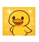 キラキラがーがーアヒル@SFW（個別スタンプ：7）