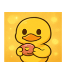 キラキラがーがーアヒル@SFW（個別スタンプ：9）
