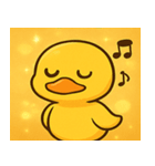 キラキラがーがーアヒル@SFW（個別スタンプ：11）