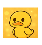 キラキラがーがーアヒル@SFW（個別スタンプ：12）