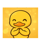 キラキラがーがーアヒル@SFW（個別スタンプ：14）