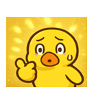 キラキラがーがーアヒル@SFW（個別スタンプ：17）