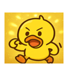 キラキラがーがーアヒル@SFW（個別スタンプ：22）