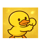 キラキラがーがーアヒル@SFW（個別スタンプ：30）