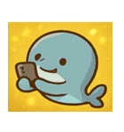 キラキラがーがーアヒル@SFW（個別スタンプ：32）