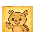 キラキラこうらのアルマジロ@SFW（個別スタンプ：6）