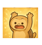 キラキラこうらのアルマジロ@SFW（個別スタンプ：7）