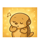 キラキラこうらのアルマジロ@SFW（個別スタンプ：11）