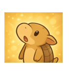 キラキラこうらのアルマジロ@SFW（個別スタンプ：15）