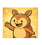 キラキラこうらのアルマジロ@SFW（個別スタンプ：21）