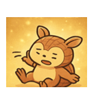 キラキラこうらのアルマジロ@SFW（個別スタンプ：24）