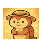 キラキラこうらのアルマジロ@SFW（個別スタンプ：27）