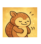 キラキラこうらのアルマジロ@SFW（個別スタンプ：29）