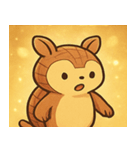 キラキラこうらのアルマジロ@SFW（個別スタンプ：30）