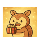 キラキラこうらのアルマジロ@SFW（個別スタンプ：31）