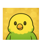 キラキラおしゃべりインコ@SFW（個別スタンプ：19）
